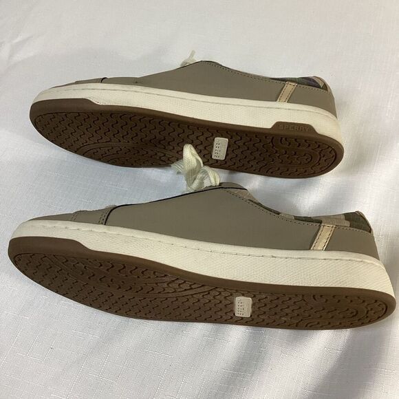 Sperry Top Sider Tan and Camo Lace-up Women’s sneakers  Size 6.5 - Picture 5 of 8